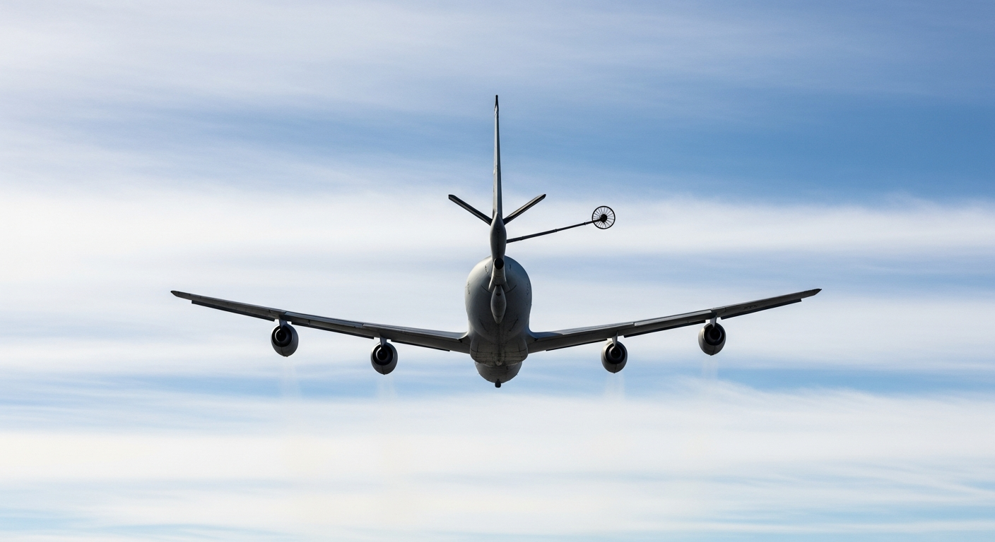 KC-135空中給油機が空中消失?動画タイトルの真相を検証